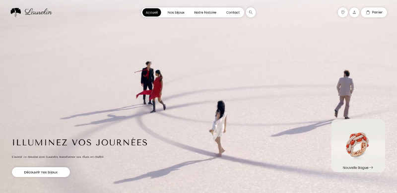 Capture d’écran du site
