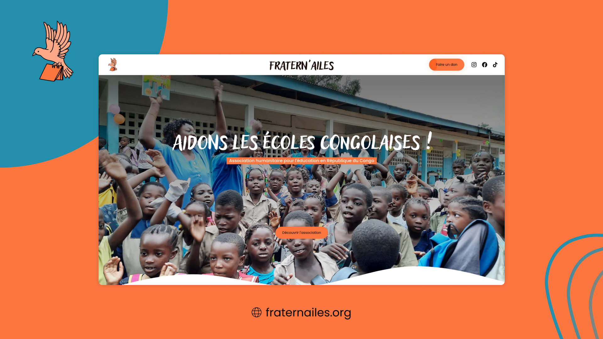 Réalisation d'un site internet pour une association